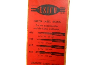 Saldatore Esico etichetta verde n. Punta 416, 60 watt, 1/4" - Foto 1 di 8