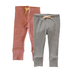 Okie Dokie Baby Mädchen Leggings Joggins Größe 12 MONATE 2er Set PINK/GRAU - Bild 1 von 8