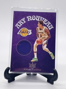 KYLE KUZMA 2020-21 Panini Court Kings Art Nouveau Patch Lakers SP #AN-KUZ