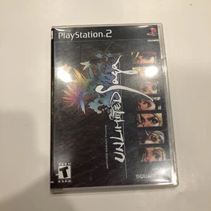 Unlimited Saga (Sony PlayStation 2, 2003) en caja con tarjeta de registro - Imagen 1 de 6