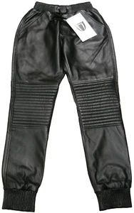BOCKLE BOYJOG New Joggers Lamb ECHT-Leder Lammleder gesteppt Lederjogger TOP - Bild 1 von 7