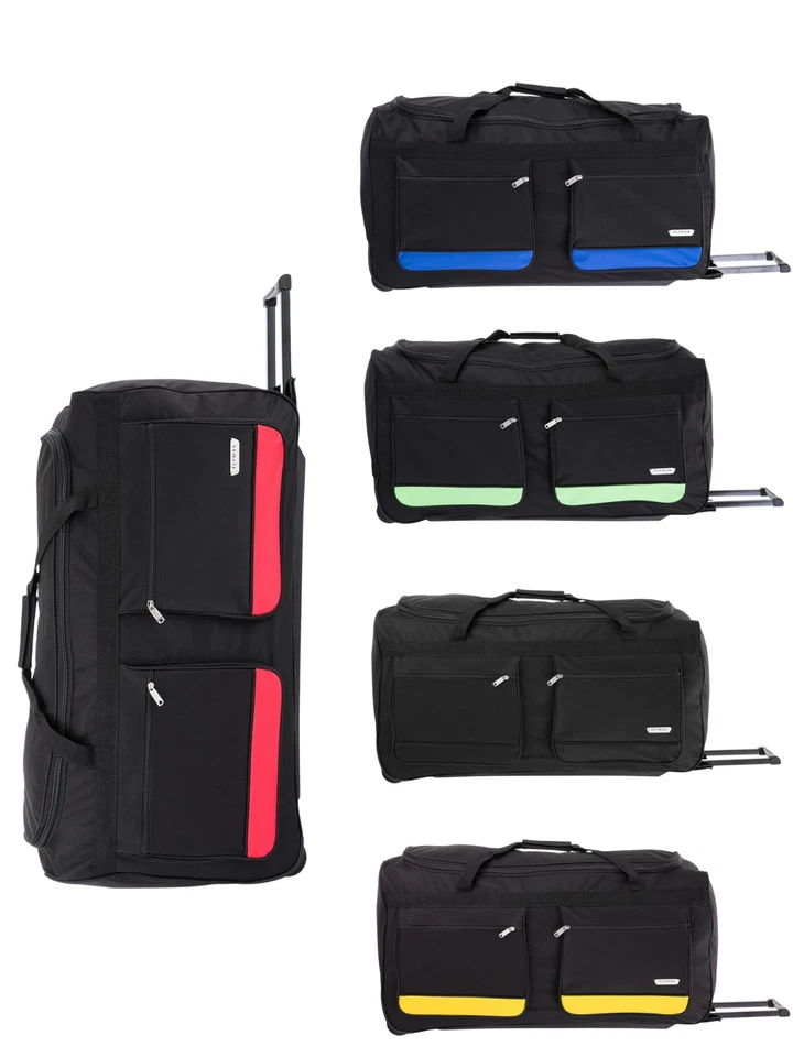 40" Extra LARGE Suitcase Wheeled Bag Duffle/Holdall Luggage Trolley Travel BIG - Image 1 of 4