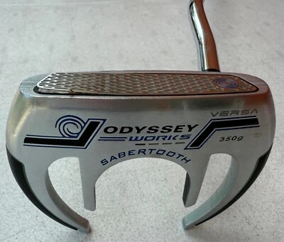 Odyssey Works Versa 350g Sabertooth Putter 34". Right-Handed. Headcover included - Image 1 of 4