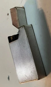 Alfred Dunhill MK1 Half Cap Broadboy Petrol Lighter Circa 1936 Pat# 440072 RARE - Picture 1 of 12