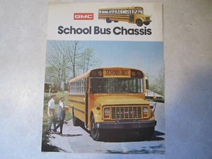 GMC School Bus Chassis Brochure 1970s (e21) - Picture 1 of 1