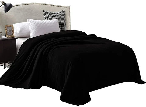 Exclusivo Mezcla Velvet Flannel Fleece Plush Queen Size Bed Blanket as Bedspread Cover