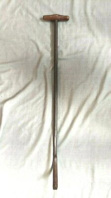 ANCIENNE GRANDE ROUANNE CHAVETTE GOUGE RAINETTE DE SABOTIER L.66CM. - Photo 1/4