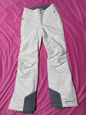 Pantalones de nieve Columbia Bugaboo Omni-Heat blancos para mujer talla Xs Foto 1 de 4