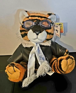 De colección Chrisha Peluche Flying Tiger Airzoo con Etiqueta 1988 Gafas Bufanda y Chaqueta - Imagen 1 de 9