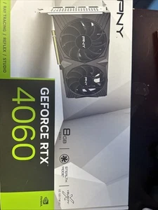 PNY GeForce RTX 4060 8GB GDDR6 Graphics Card - Afbeelding 1 van 3