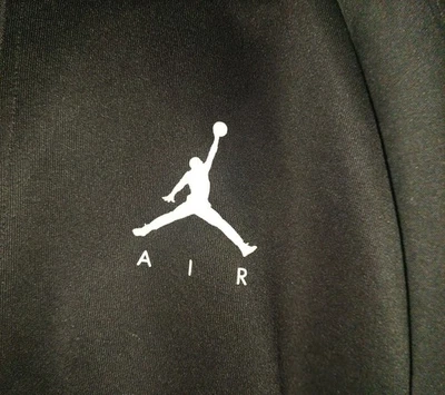 Air Jordan Track Jacket Mens Large Jumpman Black Full Zip Logo Basketball Nike - Image 1 of 4