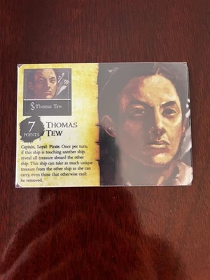 THOMAS TEW Limited Edition Fire & Steel Pirates Wizkids CSG Pocketmodel - Image 1 of 2