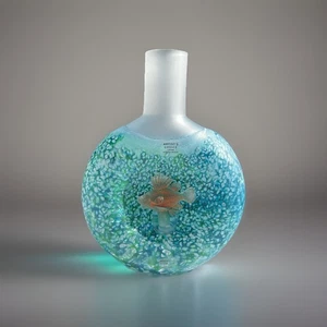 Kosta Boda Reef Collection Fischvase von Kjell Engmann 7080201 - Bild 1 von 24