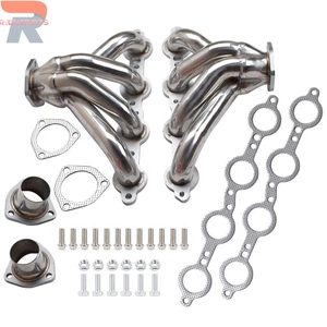 For LS1 LS2 LS3 LS6 LS7 4.8L 5.3L LS SS Hugger Manifold Headers Swap Conversion - Picture 1 of 12