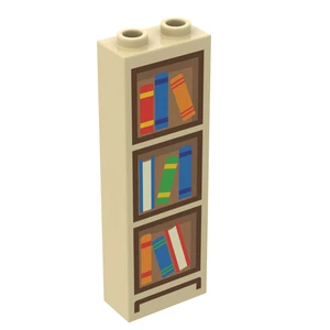 Libreria (Mattone 1x2x5) realizzata con pezzi LEGO - B3 Customs - Foto 1 di 1