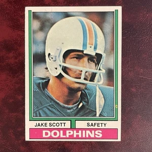 Juego Topps 1974 Jake Scott #305 Miami Dolphins - Como nuevo *Alta calidad* - Imagen 1 de 2