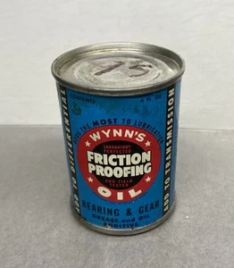 vintage 4 oz. Wynn's Friction Proofing Bearing & Gear Oil can - full - Picture 1 of 10