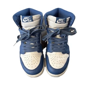 Nike Air Jordan 1 Retro High OG True Blue DZ5485-410 Size 5Y No Box Fast Ship - Picture 1 of 18