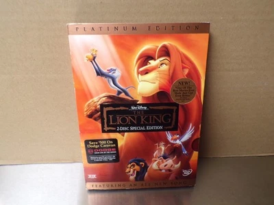 The Lion King DVD Platinum Edition - 2-Disc Special Edition - Walt Disney $5 off - Image 1 of 4
