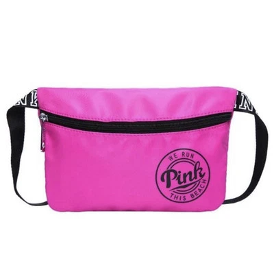 Riñonera ROSA by Victoria’s Secret Cintura Cinturón Bolso Cartera Viaje Correr Magenta Foto 1 de 4