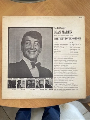 DEAN MARTIN EVERYBODY LOVES SOMEBODY THE HIT VERSION REPRISE RECORDS LP R 6130 - Image 1 of 4