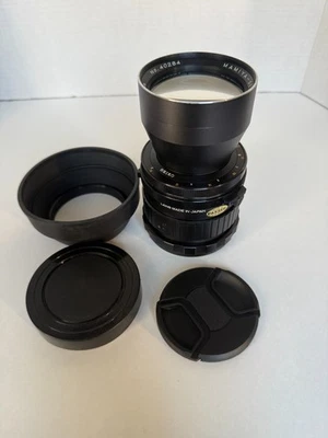 Mamiya Sekor 250mm f/4.5 Telephoto Lens For RB67 Pro S SD with hood From Japan - Image 1 of 4