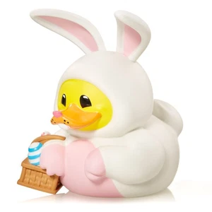 TUBBZ Boxed Edition: Easter Bunny Cosplaying Rubber Duck Vinyl Figure Easter Bun - Picture 1 of 6