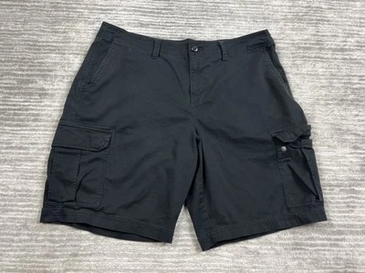 Pantalones Cortos George Para Hombre 38 Negro Carga Mezcla Algodón Exterior Foto 1 de 4