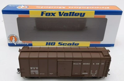 Fox Valley Models 30301 HO Scale Baltimore & Ohio Wagontop Boxcar #380180 LN/Box - Image 1 of 4