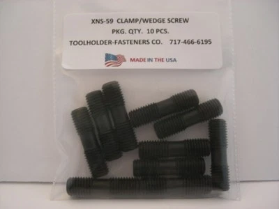 TOOLHOLDER-FASTENERS CO. PRIVATE LABEL 10 Pieces XNS-59 Clamp/Wedge Screw