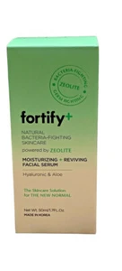 Fortify+ Bacteria Fighting Moisturizing + Reviving Facial Serum Zeolite 1.7 oz - Picture 1 of 7