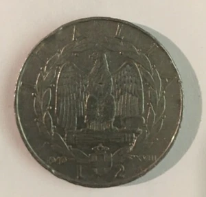 MONETA ANTICA REGNO ITALIA 2 LIRE 1940 RE E IMPERATORE VITTORIO EMANUELE TERZO - Picture 1 of 2