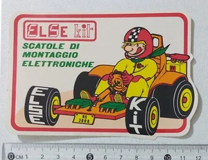 80607 349/tt Vintage AUFKLEBER - ELSE Kit Boxen Elektronikmontage - 11x8 cm - Bild 1 von 1