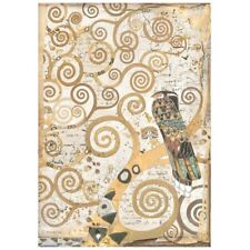 Stamperia Rice Paper Sheet A4-From The Tree Of Life, Klimt