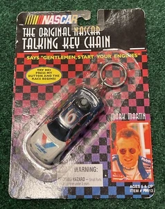 Vintage 1999 Original Nascar Talking Key Chain Mark Martin #6 Needs Battery - Picture 1 of 2