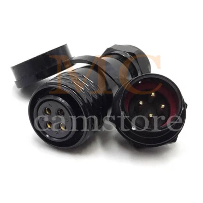 WEIPU SA20 4pin Connector LED Power Signal Industrial Equipment Plug Socket 25A - Image 1 of 4