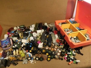 ENORME lotto giocattoli da costruzione vintage Fisher Price CONSTRUX con ricambi persone luci 14 libbre - Foto 1 di 8