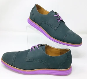 Chung Shi Sensomo Li Damen Grau Leder mit Rosa Brogue Oxford EUR 40,5 US 10 M - Bild 1 von 12