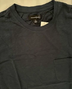 TREASURE & BOND CREW NECK T-SHIRT, SHORT SLEEVES, SIZE M, NAVY IRIS, NWT - Picture 1 of 8