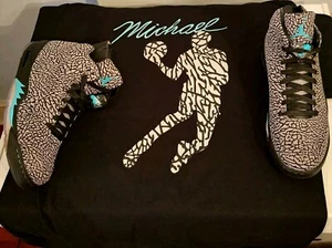 Nike Air Jordan AJ5 Retro 3LAB5 - Cement/Blue-Black (599581 007) Size 13 w/Shirt - Picture 1 of 14
