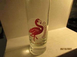 FT. LAUDERDALE - Pink Flamingo Logo- 1994 Vintage 4" Shooter SHOT GLASS ! new    - Picture 1 of 3