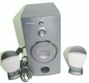 Harmon Kardon HK395 PC Speaker 2.1 Subwoofer and 2 Speakers - Used 13 - Picture 1 of 3