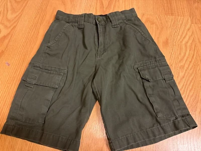 SIZE 12 BOY SCOUT Green Centennial Canvas Uniform Shorts 27" Waist - Image 1 of 4