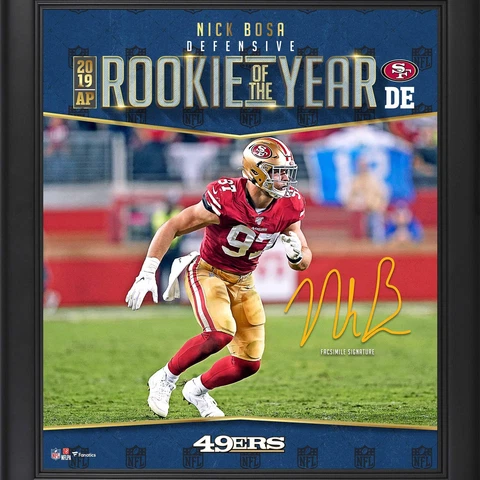 Nick Bosa San Francisco 49ers 2019 NFL Defensive Rookie of the Year Cover