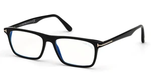 New Tom Ford Reading Glasses TF 5681-B 001 54-16 145 Black & Gold Frames Readers - Picture 1 of 7
