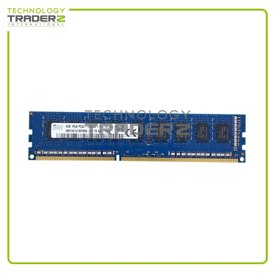 HMT451U7AFR8A-PB Hynix 4GB PC3-10600 DDR3-1333MHz ECC Single Rank Memory Module - Image 1 of 1