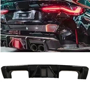 Car Rear Bumper Diffuser Lip Bodykit For BMW M3 M4 G87 G82 2021-2025 2022 2023 - Picture 1 of 6
