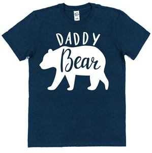 Papa Bär T-Shirt für Papa Vatertag Geschenkidee Neu Papa Geschenk Papa Bär Tee - Bild 1 von 4