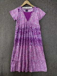 Faded Glory Girls Dress Multicolor Purple Size L 10-12 - Picture 1 of 11