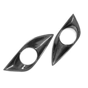Real Carbon Fiber Front Bumper Fog Light Cover For Hyundai Veloster Turbo 11-17 - Picture 1 of 8